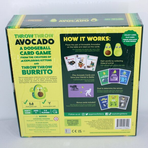 THROW THROW AVOCADO Card Game Original Edition - Picture 2 of 4